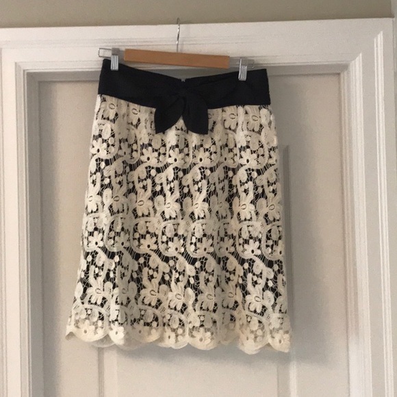 Anthropologie Dresses & Skirts - ANTHROPOLOGIE Lil Lace overlay skirt, EUC.